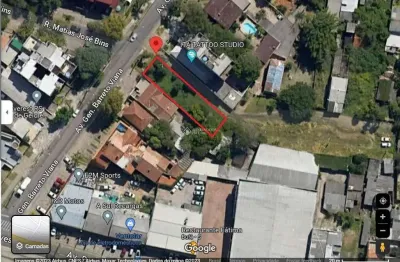 Terreno à venda na avenida general barreto viana, 91, chácara das pedras, porto alegre, 392 m2 por r$ 990.000