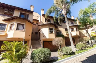 Casa em condomínio fechado com 3 quartos à venda na rua landel de moura, 999, tristeza, porto alegre, 235 m2 por r$ 1.390.000