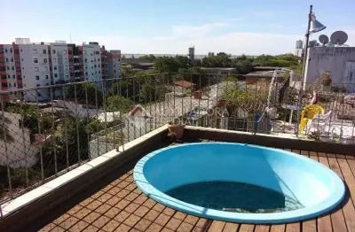 Cobertura com 2 quartos à venda na rua chico pedro, 206, camaquã, porto alegre, 79 m2 por r$ 430.000