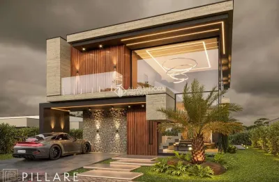 Casa em condomínio fechado com 1 quarto à venda na pedro hygino da silveira, 1885, centro, xangri-lá, 233 m2 por r$ 3.290.000