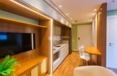 Flat com 1 quarto para alugar na avenida lageado, 615, petrópolis, porto alegre, 37 m2 por r$ 3.200