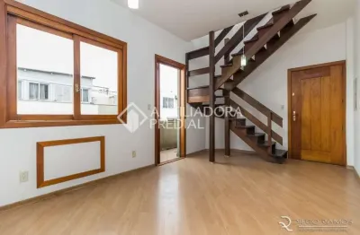 Cobertura com 2 quartos para alugar na rua professor cristiano fischer, 892, jardim do salso, porto alegre, 128 m2 por r$ 4.000