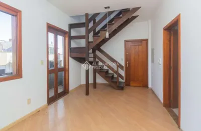 Cobertura com 2 quartos para alugar na rua professor cristiano fischer, 892, jardim do salso, porto alegre, 128 m2 por r$ 4.000