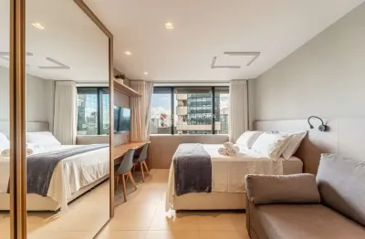 Apartamento com 1 quarto para alugar na Alameda Alceu Wamosy, 91, Três Figueiras, Porto Alegre, 27 m2 por R$ 5.000