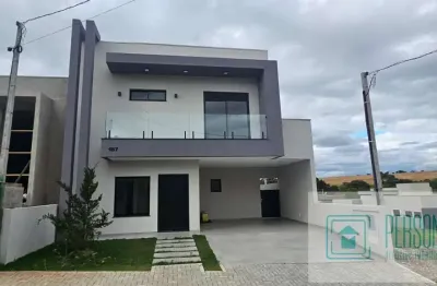 Casa em condomínio para venda em ponta grossa, jardim carvalho, 3 dormitórios, 2 suítes, 2 banheiros, 2 vagas