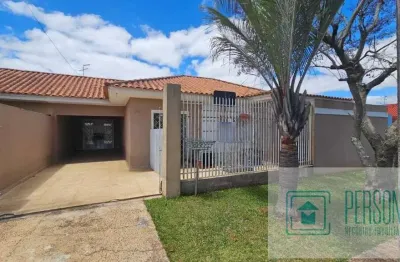 Casa para venda em ponta grossa, uvaranas, 3 dormitórios, 1 suíte, 2 banheiros, 2 vagas