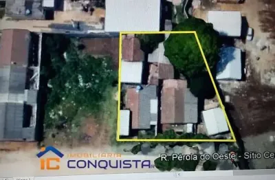Terreno à venda na rua pérola do oeste, sn, sítio cercado, curitiba por r$ 1.600.000
