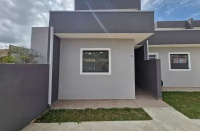 Casa em condomínio fechado com 2 quartos à venda na rua fernando rodrigues de lima, 158, campo de santana, curitiba, 54 m2 por r$ 279.000