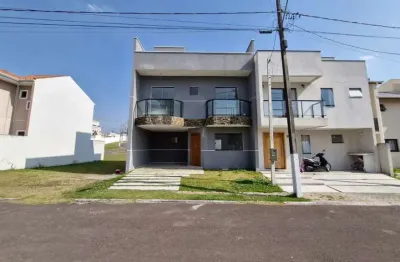Casa em condomínio fechado com 3 quartos à venda na rua ângelo tozim, 230, campo de santana, curitiba por r$ 530.000