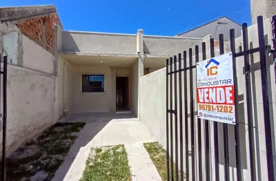 Casa com 2 quartos à venda na rua lucio halas, 139, tatuquara, curitiba, 37 m2 por r$ 242.900