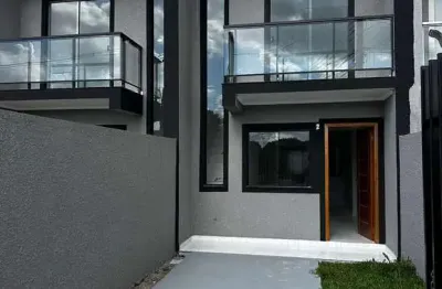Casa com 3 quartos à venda na rua emílio teles de lima, 99, campo de santana, curitiba, 82 m2 por r$ 380.000