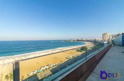 Cobertura 4 quartos 425m² a venda na avenida atlântica copacabana