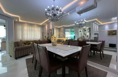 Apartamento de luxo com 3 suítes em meia praia – itapema, próximo ao mar