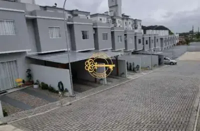 Sobrado em condomínio em itajaí - novo - pronto para morar - 76m²