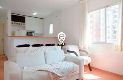 Apartamento mobiliado de 1 dormitório no largo do arouche para locação!