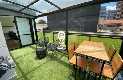 Apartamento com 1 quarto para alugar na Rua Américo Brasiliense, Chácara Santo Antônio, São Paulo