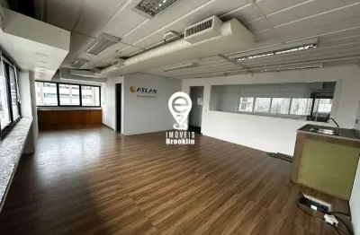 Excelente conjunto comercial 140m para locação por r$5.000,00 apenas 800m da estação berrini