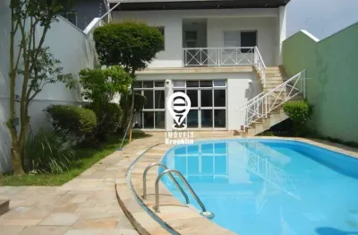 Excelente casa à venda no brooklin 450m² - 3 dormitórios - piscina - 4 vagas
