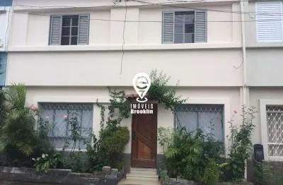 Sobrado, brooklin paulista,160m² 3 dormitórios 2 vagas garagem
