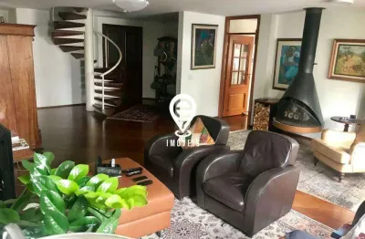 Apartamento duplex à venda, 3 quartos, 3 suítes, 3 vagas, moema - são paulo/sp