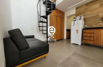 Studio duplex de 55m² para alugar com varanda e rooftop - mirandópolis / sp