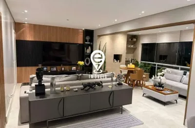 Apartamento de alto padrão com 133m², varanda gourmet - vila santo estéfano / sp
