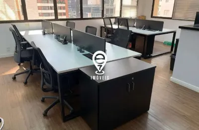 Conjunto comercal todo mobiliado para locação na vila olimpia!