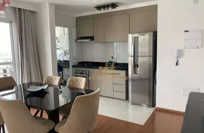 Apartamento de 2 dormitórios, com sacada, semi mobiliado - Socorro/Santo Amaro