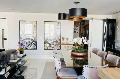 Apartamento mobiliado, 3 suítes, 4 vagas fixas e churrasqueira - metrô praça da arvore