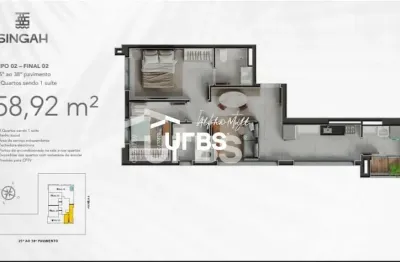 Apartamento com 2 quartos à venda na Avenida E, Jardim Goiás, Goiânia