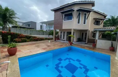 Casa 4/4 sendo 3 suítes à venda cond. fechado na estrada do coco - lauro de freitas - bahia