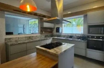 Casa 4 suítes - venda / locação mobiliada em buscaville - buscavida - abrantes - camaçari - bahia