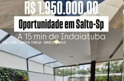 Casa para Venda em Salto, Jardim Celani, 3 dormitórios, 3 suítes, 5 banheiros, 6 vagas