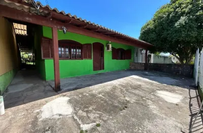 Casa para venda em gravataí-rs, bairro girassol  135m² de área  terreno amplo 300m² | 3 dormitórios, churrasqueira, pátio para pets  r$ 280.000,00