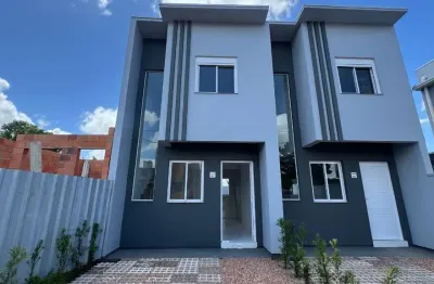 Casa em condomínio fechado com 2 quartos à venda na Rua Querência, 561, Dona Mercedes, Gravataí por R$ 279.900