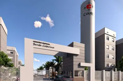 Apartamento com 2 quartos à venda na Avenida da Federação, 205, Jardim Betânia, Cachoeirinha, 48 m2 por R$ 215.000