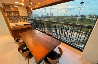 Cond. Cidade do Porto | 3 suítes 128 m² 2 vagas todo projetado com fino acabamento