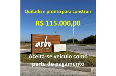 Terreno no Loteamento Arbo Village Park – Camobi -Santa Maria/RS