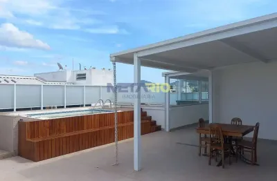 Cobertura com 3 dormitórios à venda, 340 m² por r$ 1.390.000 - recreio dos bandeirantes - rio de ja