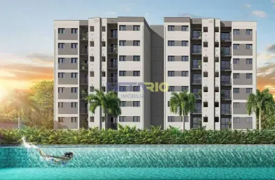 Apartamento com 2 dormitórios à venda, 37 m² por r$ 328.068 - tanque - rio de janeiro/rj