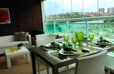 Apartamento à venda com 138 metros no ed. broadway - shopping rio mar papicu