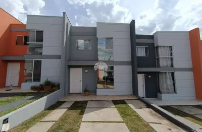 Casa em condomínio fechado com 3 quartos à venda na rua sílvia machado de souza, 144, estrela, ponta grossa, 72 m2 por r$ 381.600