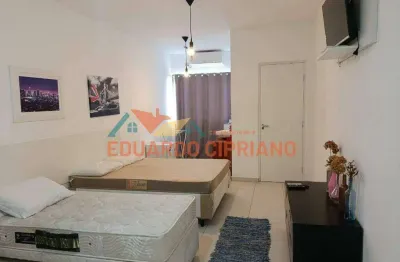 Apartamento com 1 dormitório para alugar, 30 m² por r$ 1.800,01/mês - centro - caraguatatuba/sp