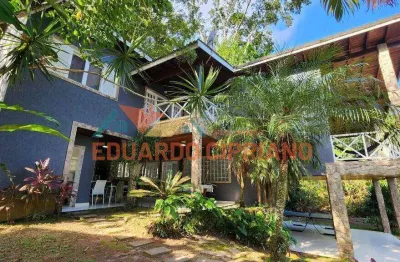 Casa com 3 dormitórios, 300 m² - aluguel por r$ 8.000,00/mês - caraguatatuba/sp