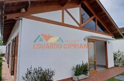 Casa com 3 dormitórios à venda, 120 m² por r$ 1.080.000,00 - massaguaçu - caraguatatuba/sp