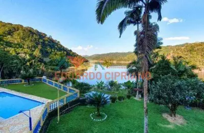 Sítio com 4 dormitórios à venda, 130000 m² por r$ 2.500.000,00 - zona rural - paraibuna/sp