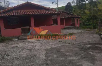 Chácara com 5 dormitórios à venda, 1900 m² por r$ 695.000,00 - zona rural - paraibuna/sp