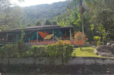 Chácara com 3 dormitórios à venda, 28.000 m², ao lado da represa, por r$ 700.000 - monte alegre - natividade da serra/sp