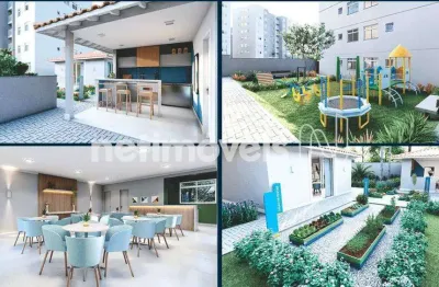 Apartamento com 2 quartos à venda na Rua Professor Antônio Márcio, Palmares, Belo Horizonte