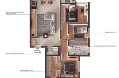 Apartamento com 3 quartos à venda no Centro, Bento Gonçalves 